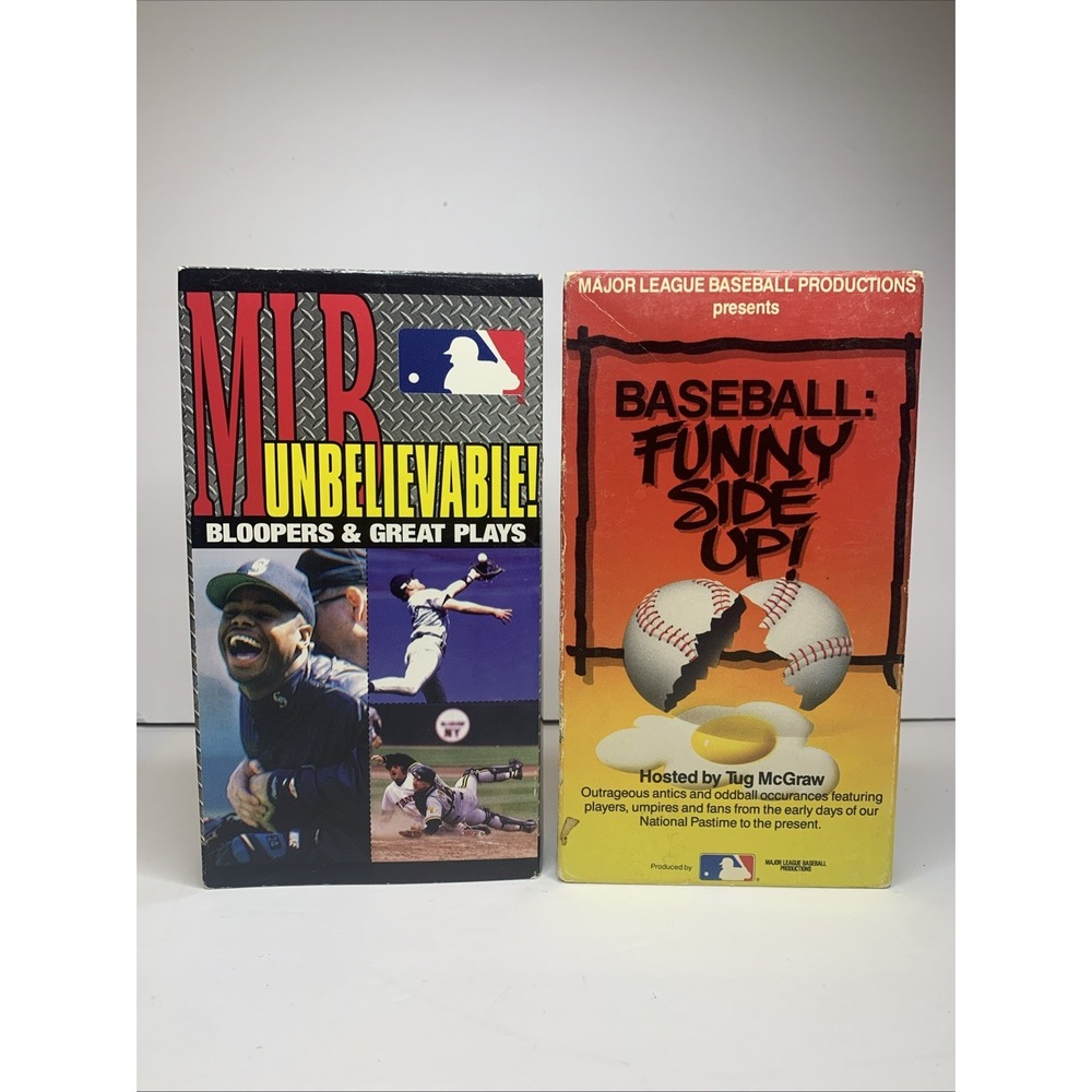 Vintage MLB Unbelievable Bloopers & Great Plays 1995 Baseball Funny Side Up 1987